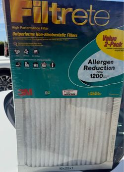 Home Air filters not opened.