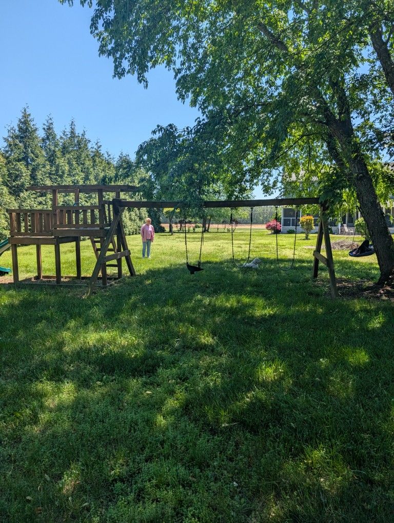 Swing Set w / slide