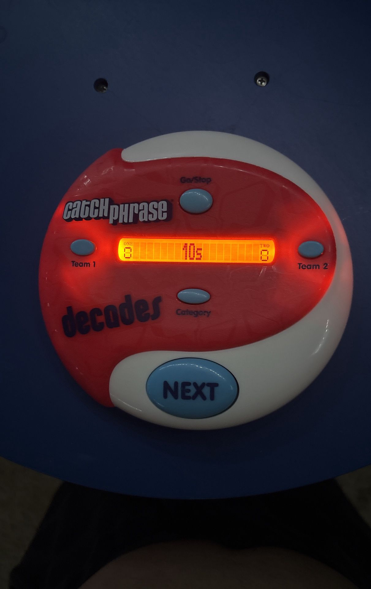 USED BUT IN MINT WORKING CONDITION, THE CLASSIC GAME OF, “CATCH PHRASE-DECADES.”