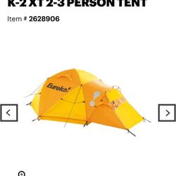 Eureka K2 Xt 4 Season Tent