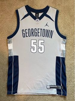 Jordan Georgetown Hoyas #55 Basketball Jersey, Size L