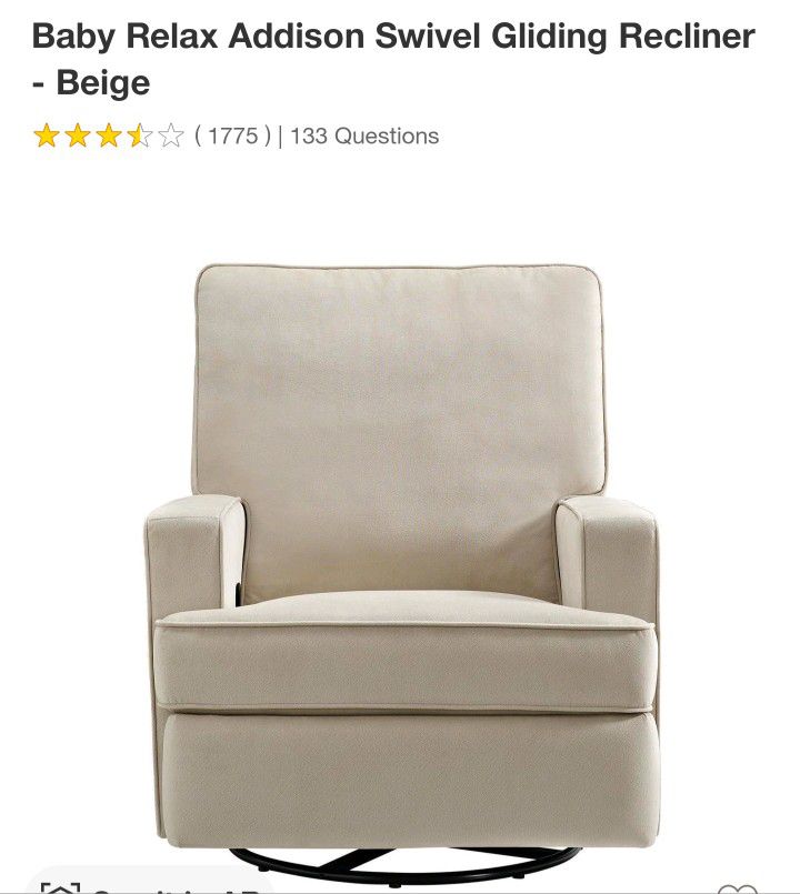 Beige Recliner Chair