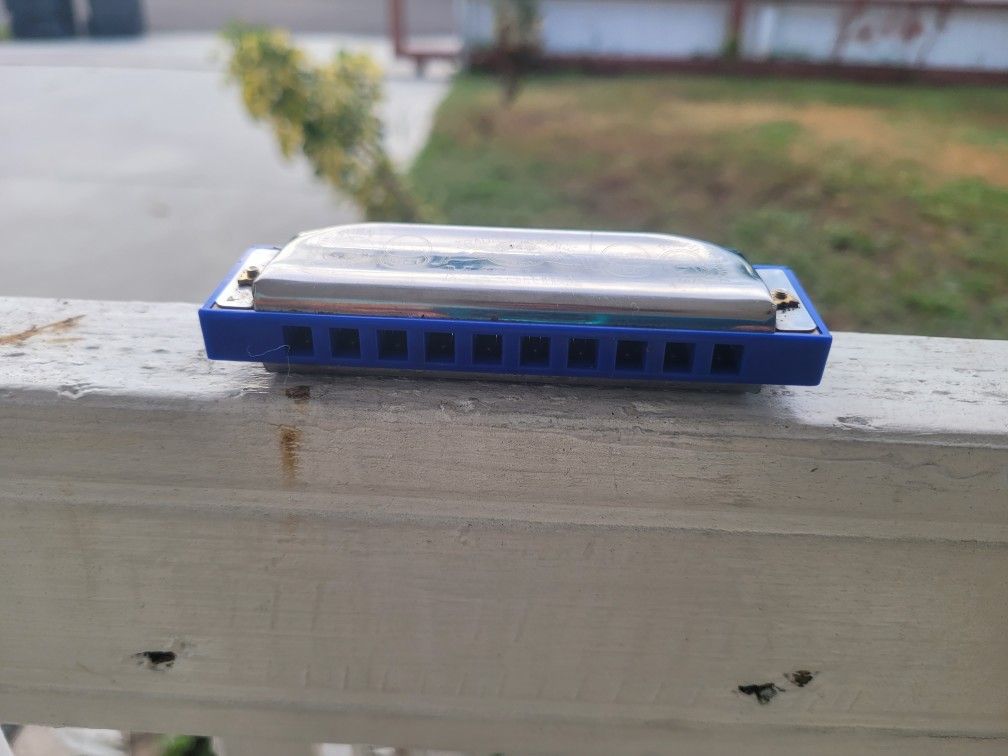 vintage M. Hohner Marine Band Harmonica, specifically the #1896 model