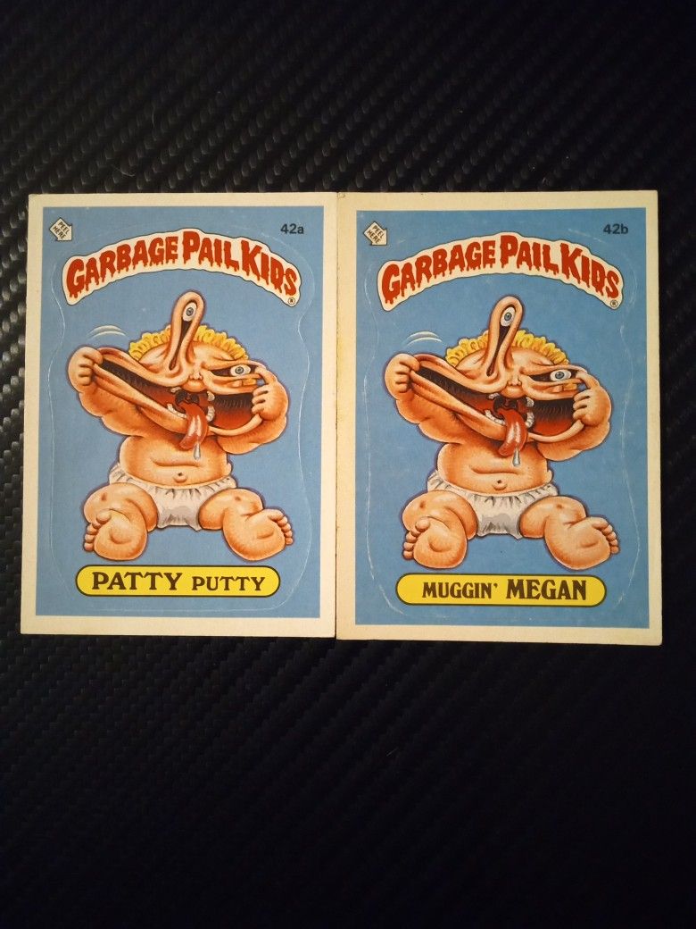 VTG 1985 GPK OS2 Patty Putty/Muggin' Megan 1/2 Asterisk Glossy Back NM Condition