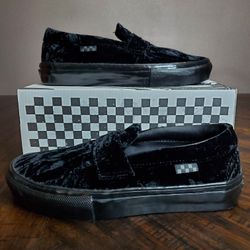 Vans Skate Style 53 Velvet Black Men Size 4.5, equivalent to Women Size 6
