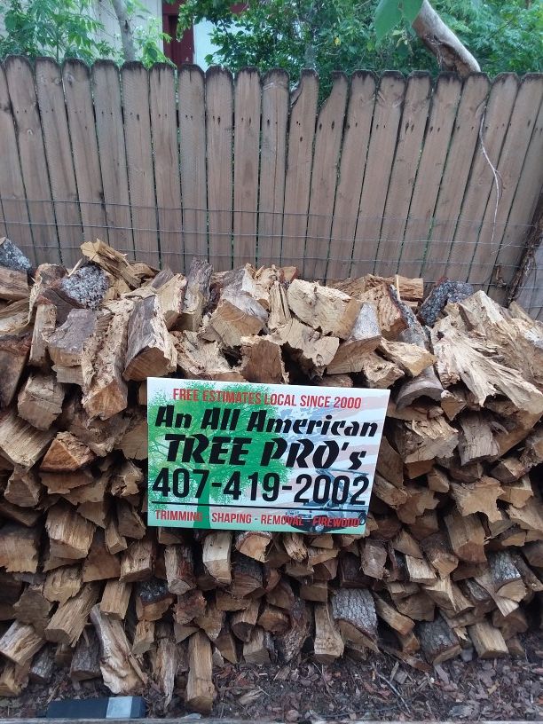 Firewood or fire wood delivery available / tree work