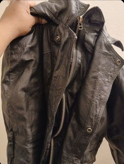 Leather jacket