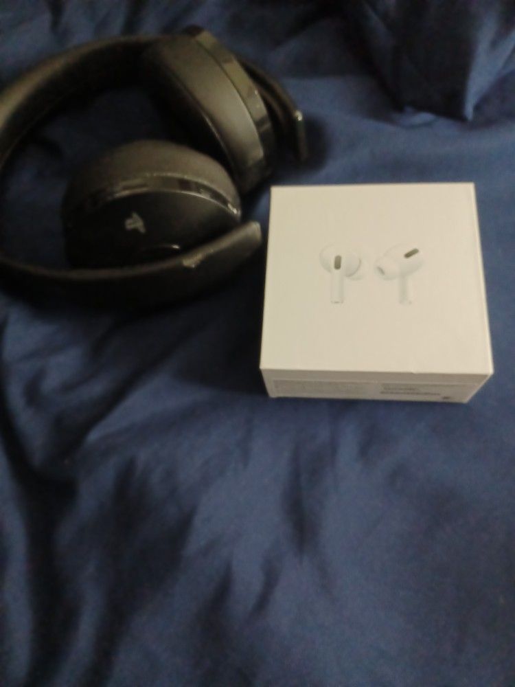 Airpods Pro And Sony Playstation Wireless Headset for Sale in San
