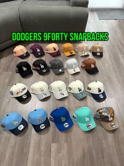 MLB new era Los Angeles dodgers multiple color ways to choose from patch non patch 9forty a frame SnapBack hats
