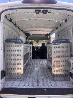 Shelving for cargo vans Heavy Duty Metal Cabinet for work van Organizer Ford Tra Ram Mercedes Nisan