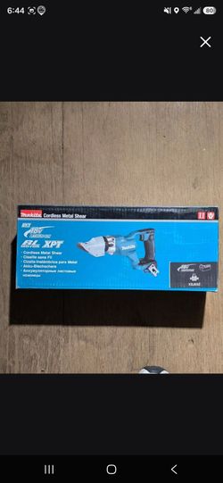 Makita 18V LXT Straight Shear Kit Lithium Ion Brushless Cordless 14 Gauge (Bare Tool)
