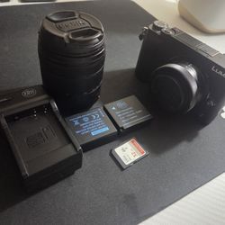 Panasonic LUMIX GX85 4K Mirrorless Camera Bundle (Like New)