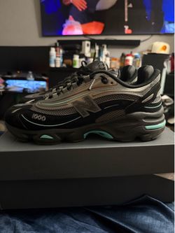 New balance 100 black grey teal