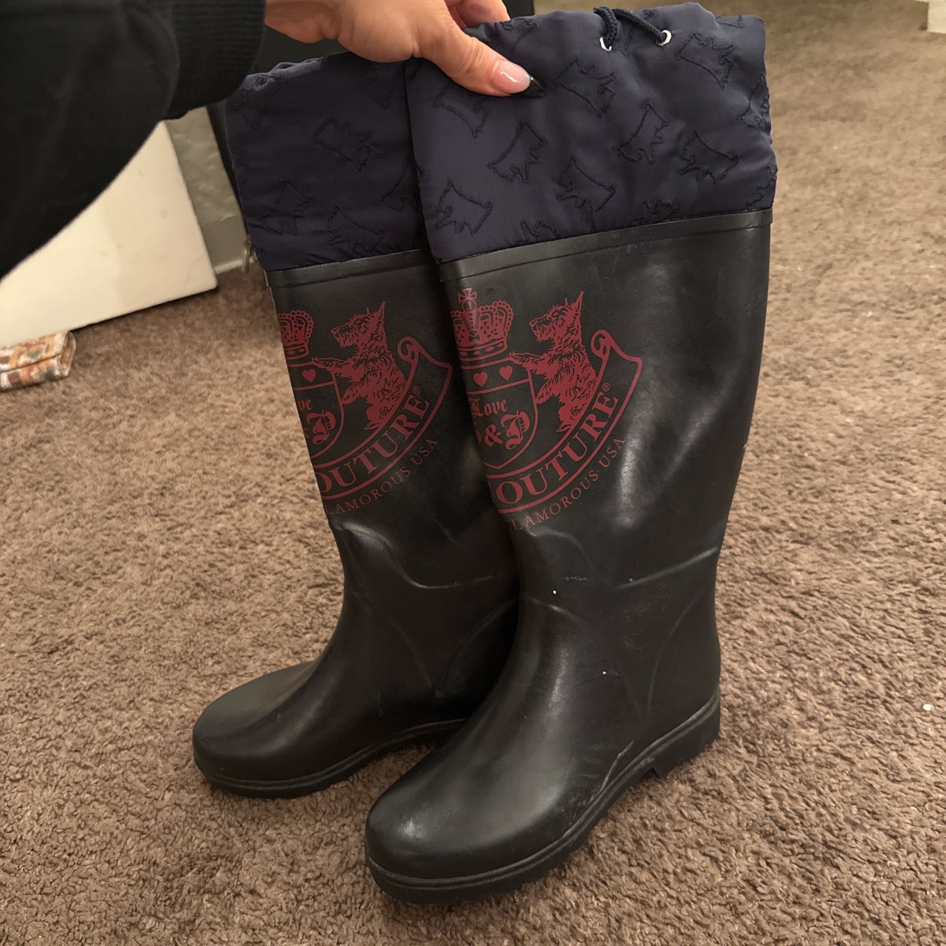 Vintage Dead stock, Juicy Couture Rain Boots
