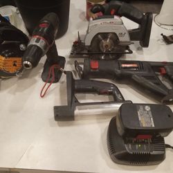 Saw Sal Skill Saw Flashlight And Drill Battery Charger 