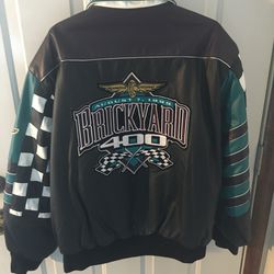 Indianapolis speedway Brickyard 400 leather jacket