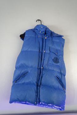 Blue moncler puffer