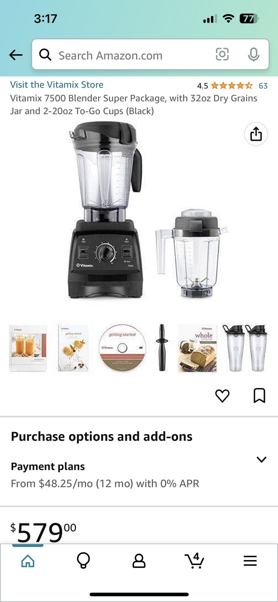 Brand New Unopened Vitamix Blender Super Package