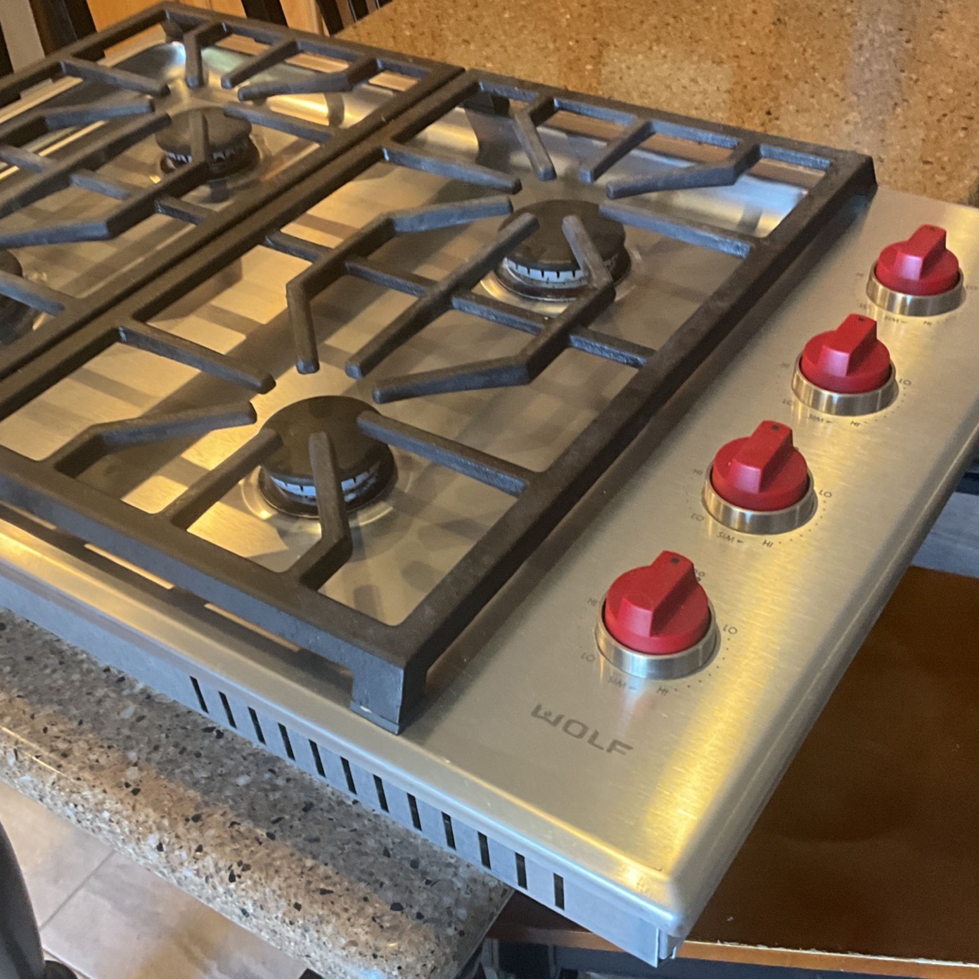 Wolf 30” Gas Cooktop