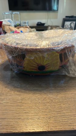 Hand-Painted Decorative Ceramic Bowl