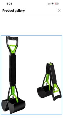 32" Pooper Scooper, Foldable Dog Pooper Scooper with Unbreakable Material