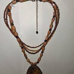 Multi-strand Beaded Necklace