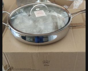 Princess House Tri-ply Stainless Steel 13' Skillet 