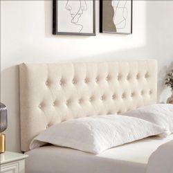 King-size tufted upholstered Headboard