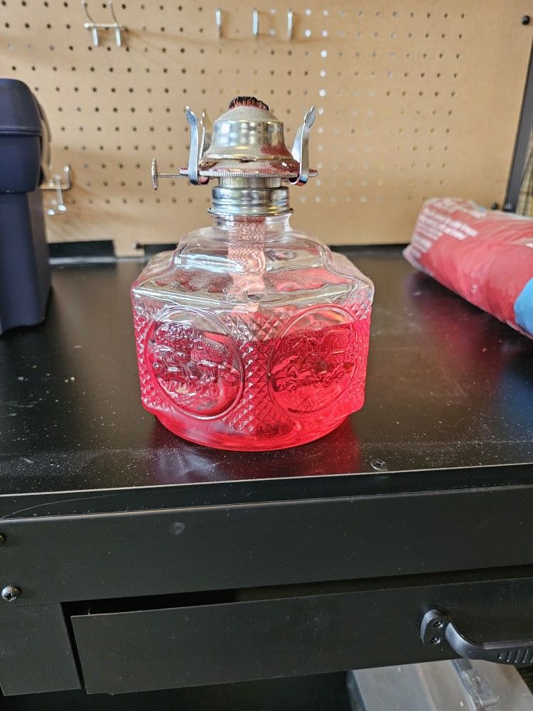 Vintage Lamplight Farms Oil Lamp