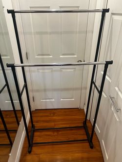 Double Bar Clothes Rack