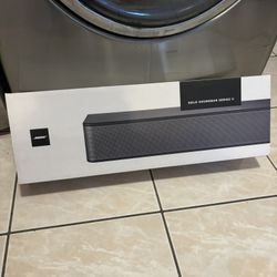 Bose Solo II Soundbar – Compact All-in-One Design with Enhanced Dialogue Clarity, Bluetooth Streaming, and Easy Setup