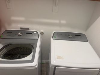 Washer and dryer set