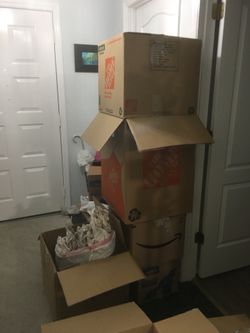 BOXES FOR MOVING!! Dollar a box includes paper and possible bubble wrap! 33825 zip