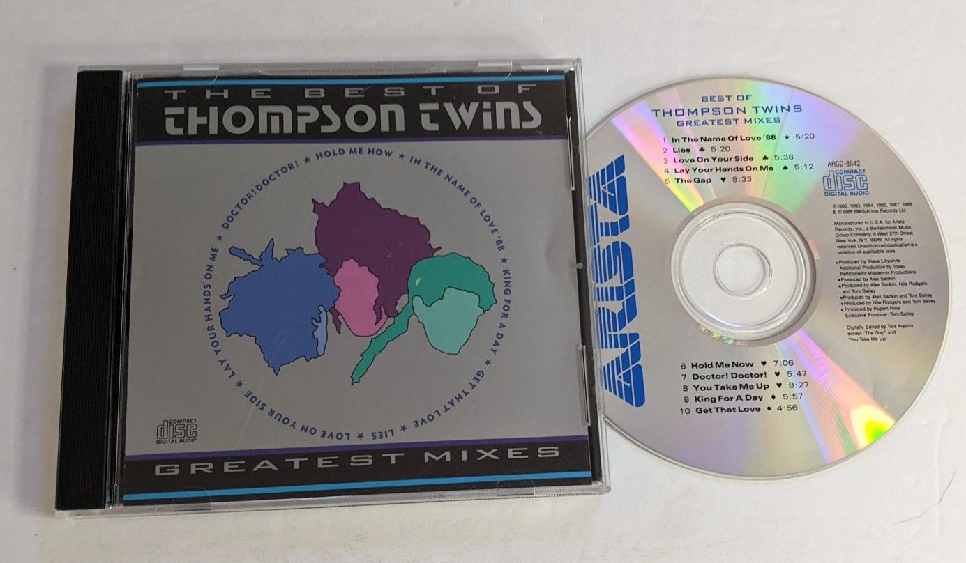 The Best of Thompson Twins Greatest Mixes CD Album Info Below