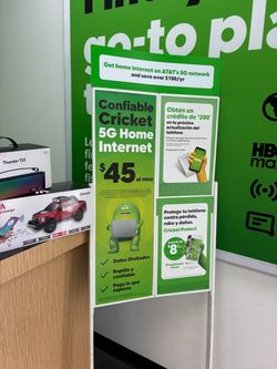 5G home internet ! Come to Cricket!!