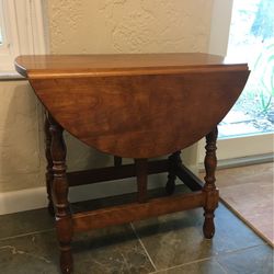 Wooden Drop Leaf Table