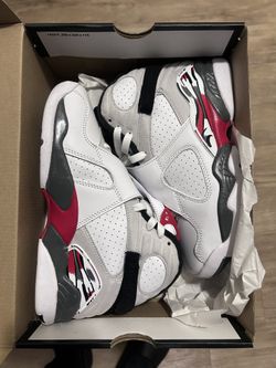 Jordan 8 White True Red