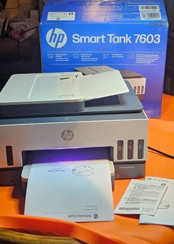 HP Smart Tank 7603 Wireless All-in-One Ink Tank Printer, Scanner, Fax, Copier with up to 3 Years of Ink Included, Best-for-Home Office, Cartridge-Free
