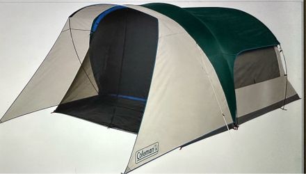 Coleman 4 person tent with screened porch