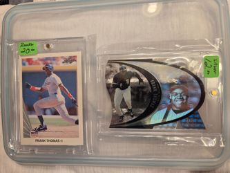 Frank Thomas Rookie & SPX holoview card lot