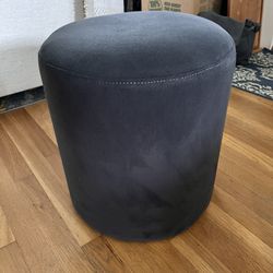 West Elm Ottomans, Blue