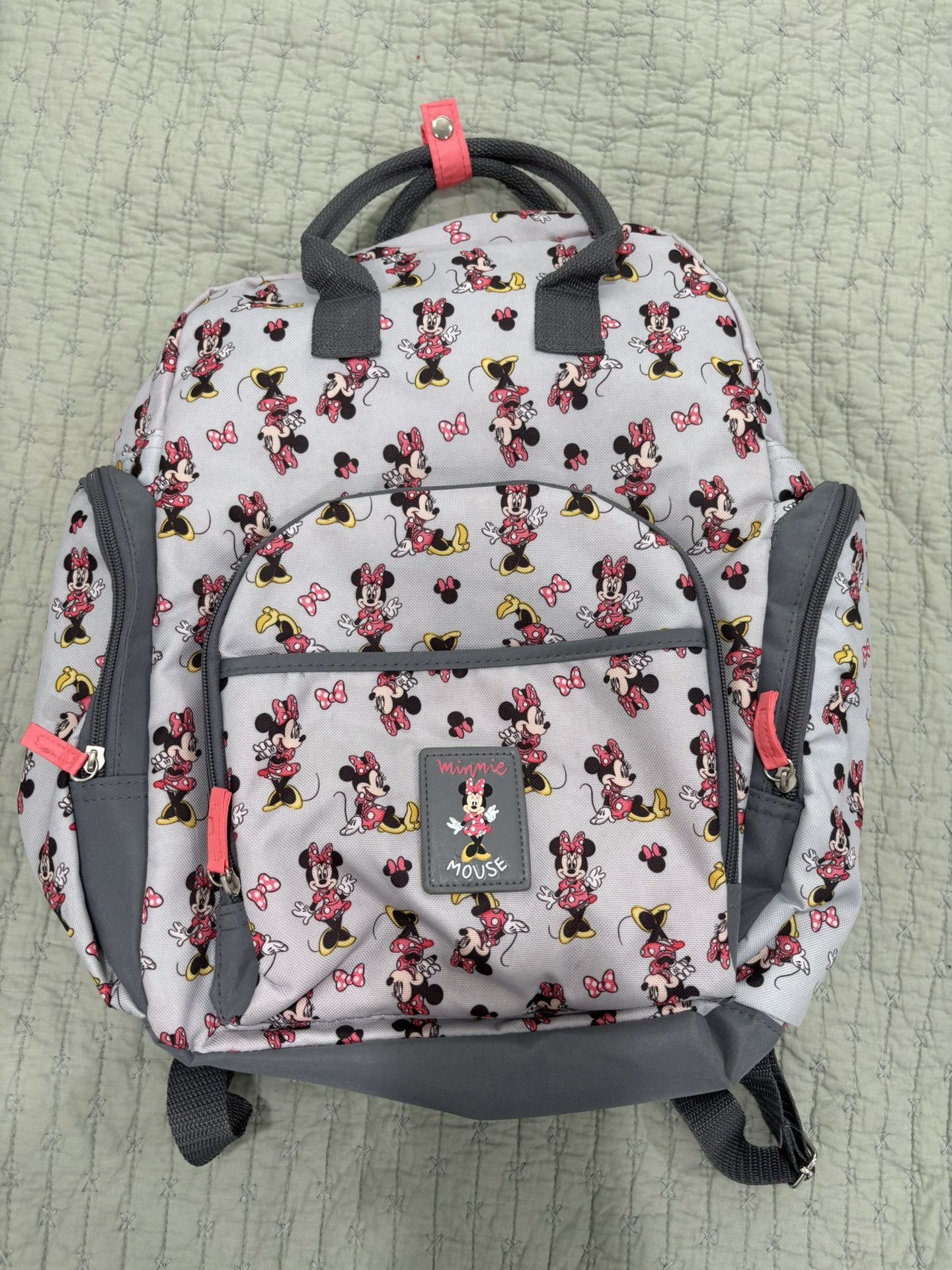 Disney Minnie Mouse Diaper Bag Backpack