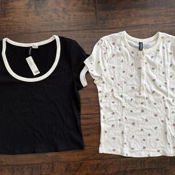 New size medium shirts