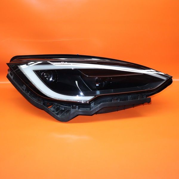 TESLA MODEL S PLAID HEADLIGHT RIGHT 2021 2022 2023 BLACK LED 1563714-99-B OEM