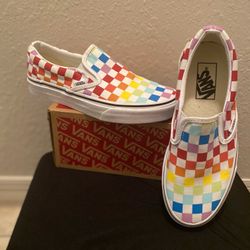 Classic Slip Rainbow🌈  Vans