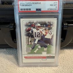 2002 Topps Reserve  Tom Brady # 17