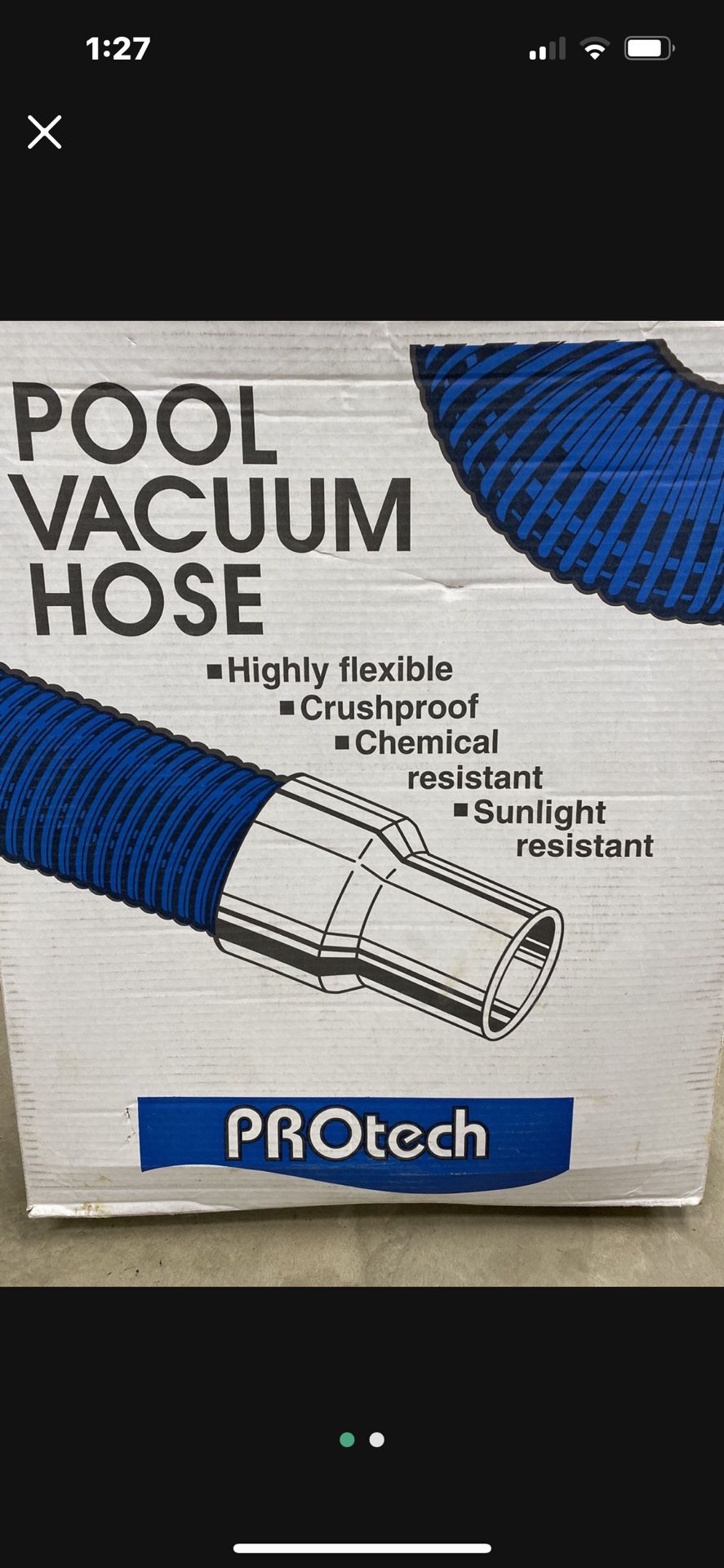 Swimming pool vacuum hose -Never Taken Out Of Box