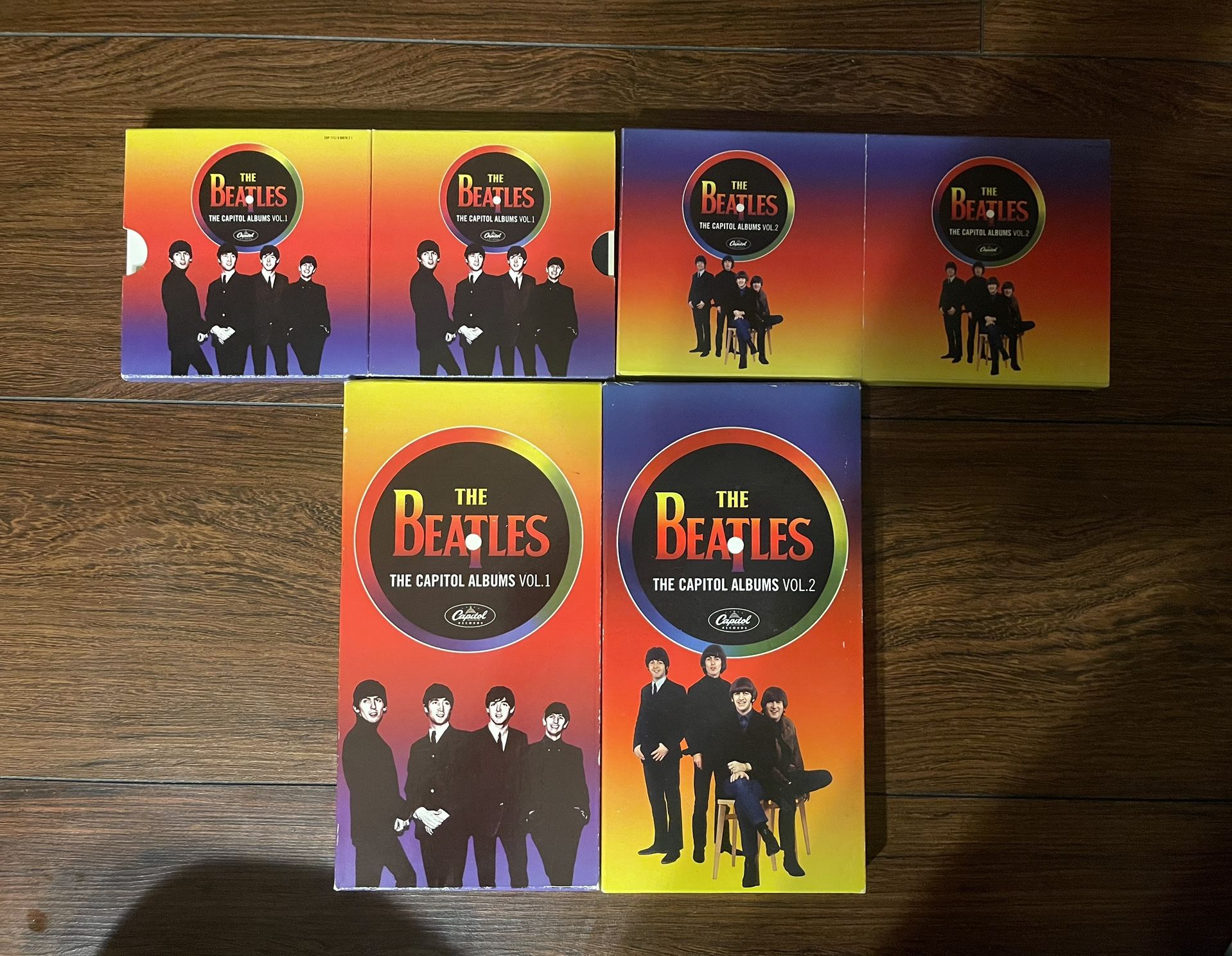 The Beatles The Capitol Albums Vol 1 & 2 Complete Box Sets