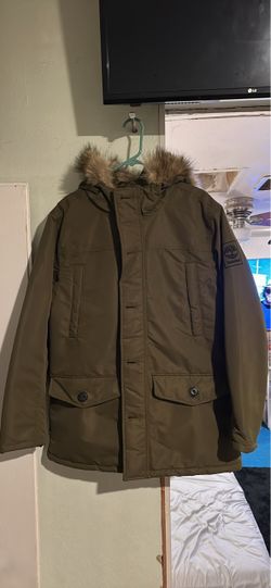 Timberland Faux Fur Trim Parka