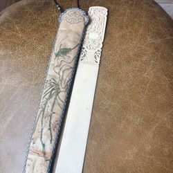 Chinese Carved Page Turners 19th，12.5*1.5 inch